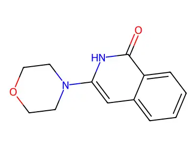 3-(Morpholin-4-yl)-1,2-dihydroisoquinolin-1-one structure