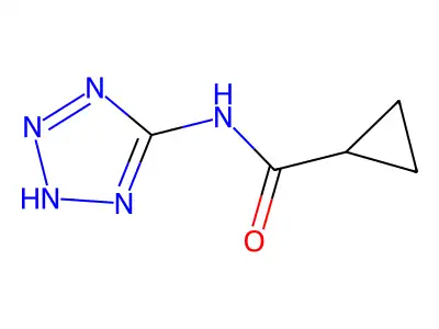 N-(2H-tetrazol-5-yl)cyclopropanecarboxamide structure
