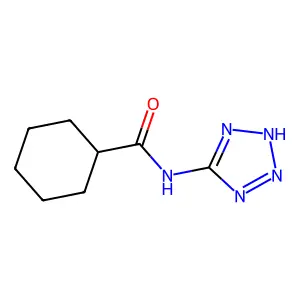 N-(2H-tetrazol-5-yl)cyclohexanecarboxamide structure