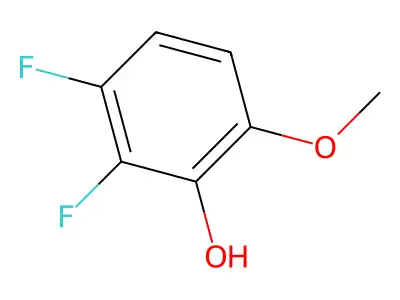 2,3-Difluoro-6-methoxyphenol structure
