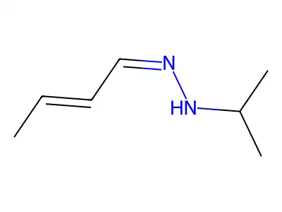 N-[(Z)-[(E)-but-2-enylidene]amino]propan-2-amine structure