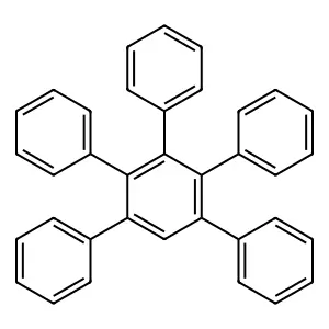 Pentaphenylbenzene structure