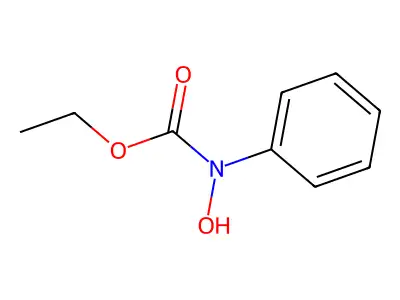 ethyl N-hydroxy-N-phenylcarbamate structure