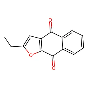 2-Ethylnaphtho(2,3-b)furan-4,9-dione structure