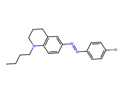 6-[(4-Bromophenyl)diazenyl]-1-butyl-1,2,3,4-tetrahydroquinoline structure