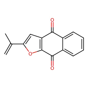 2-Isopropenylnaphtho[2,3-b]furan-4,9-dione structure