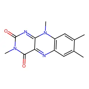 3-Methyllumiflavin structure