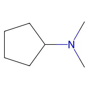 Cyclopentanamine, N,N-dimethyl- structure