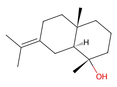 enantio-7(11)-Eudesmen-4-ol structure