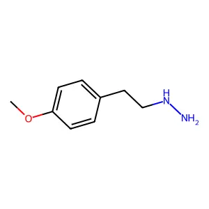 Hydrazine, (p-methoxyphenethyl)- structure