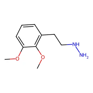 (2-(2,3-Dimethoxyphenyl)ethyl)hydrazine structure