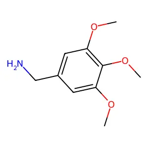 3,4,5-三甲氧基苄胺 structure