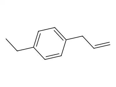 3-(4-Ethylphenyl)-1-propene structure
