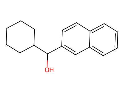 alpha-Cyclohexyl-2-naphthalenemethanol structure