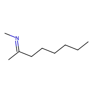 Methylamine, N-(1-methylheptylidene)- structure