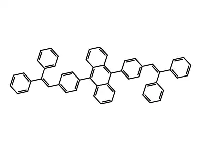 9,10-Bis[4-(2,2-diphenylethenyl)phenyl]anthracene structure