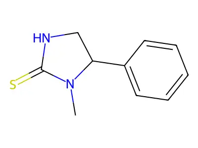2-Imidazolidinethione, 1-methyl-5-phenyl- structure