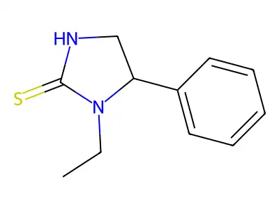2-Imidazolidinethione, 1-ethyl-5-phenyl- structure