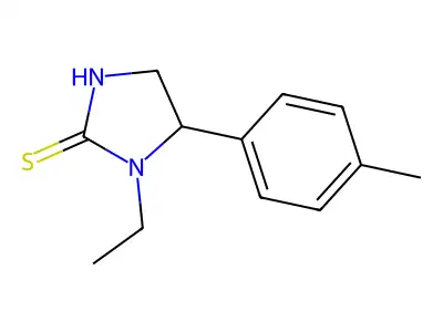 1-Ethyl-5-(4-methylphenyl)-4,5-dihydro-1H-imidazole-2-thiol structure