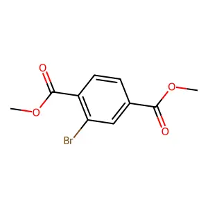 Dimethyl 2-bromoterephthalate structure
