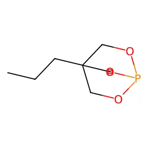 1,3-Propanediol, 2-(hydroxymethyl)-2-propyl-, cyclic phosphite (1:1) structure