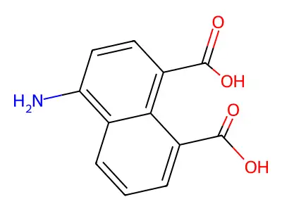 4-Aminonaphthalene-1,8-dicarboxylic acid structure