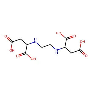ethylenediamine-N,N'-disuccinic acid structure