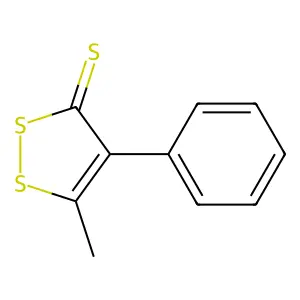 4-Phenyl-5-methyl-1,2-dithiole-3-thione structure