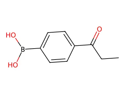 4-(Propionyl)benzeneboronic acid structure