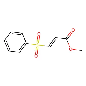 Methyl (2E)-3-(phenylsulfonyl)-2-propenoate structure