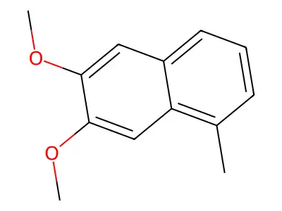 6,7-Dimethoxy-1-methylnaphthalene structure