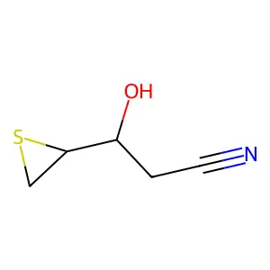 2,4,5-Trideoxy-4,5-epithio-L-erythro-pentononitrile structure