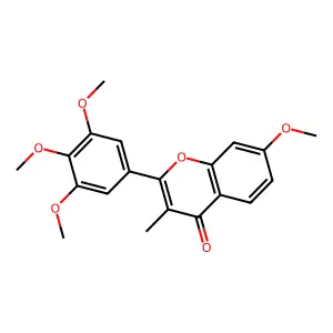 7-Methoxy-3-methyl-2-(3,4,5-trimethoxyphenyl)chromen-4-one structure