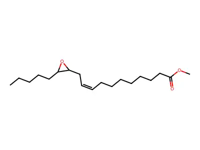 Methyl 12,13-epoxy-9-octadecenoate structure