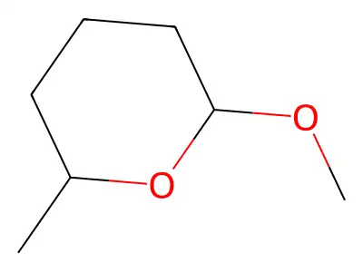 2H-Pyran, tetrahydro-2-methoxy-6-methyl- structure