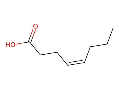 (4Z)-4-Octenoic acid structure