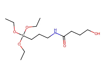 N-(3-Triethoxysilylpropyl)-4-hydroxybutyramide structure