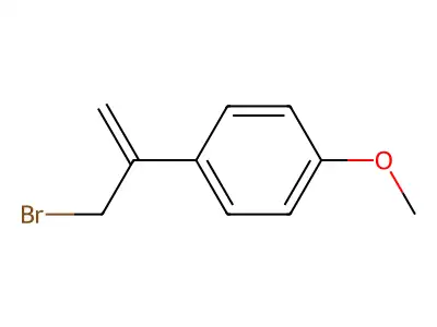 1-(3-Bromoprop-1-en-2-yl)-4-methoxybenzene structure