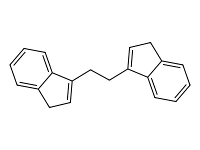 1H-Indene, 3,3'-(1,2-ethanediyl)bis- structure