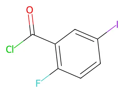 2-Fluoro-5-iodobenzoyl chloride structure