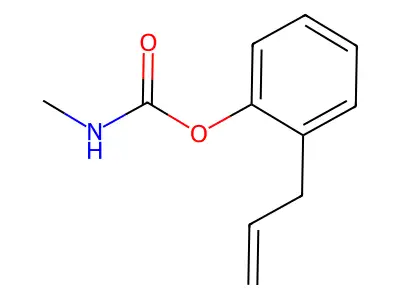 Carbamic acid, methyl-, o-allylphenyl ester structure
