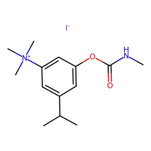 Ammonium, (3-hydroxy-m-cumenyl)trimethyl-, iodide, methylcarbamate structure