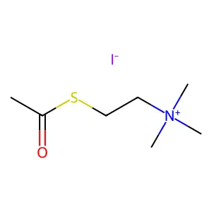 碘化乙酰硫代胆碱 structure