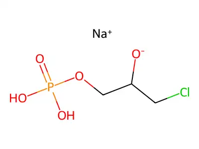 alpha-Chlorohydrin-1-phosphate structure
