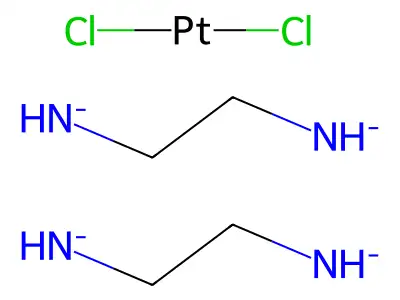 顺式-λ(+)-二氯铂(II) structure