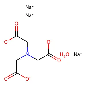 Trisodium nitrilotriacetate monohydrate structure