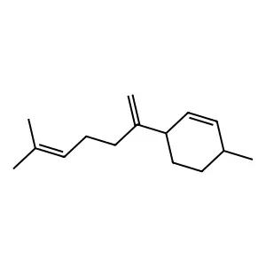 3-Methyl-6-(6-methylhepta-1,5-dien-2-yl)cyclohexene structure