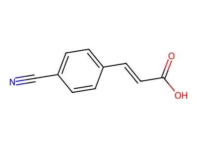 对氰基肉桂酸 structure