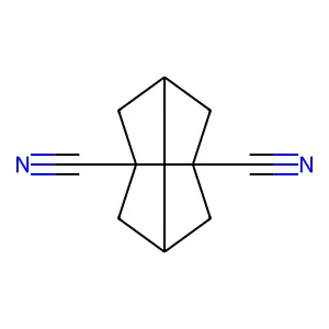 Tricyclo[3.3.0.0~3,7~]octane-1,5-dicarbonitrile structure