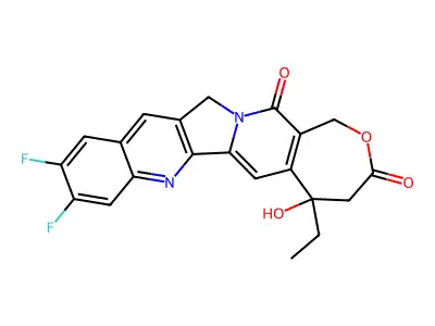 Diflomotecan structure